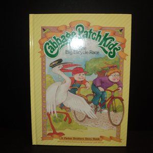 Cabbage Patch Kids The Big Bicycle Race Hardcover 1984 Parker Brothers